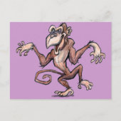 Affe Postkarte (Vorderseite)