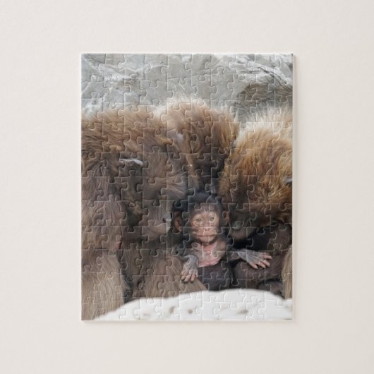 Affe Puzzle (Vertikal)