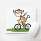 Affe-Radfahrer Mousepad (Mit Mouse)