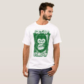 Affe raucht T - Shirt (Vorne ganz)