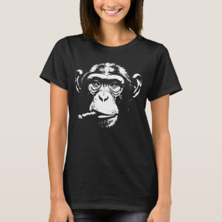 Affe raucht Zigarre T-Shirt