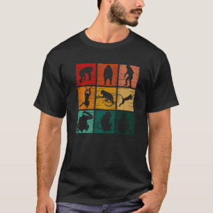 Affe Retro Vintage Wildtier Für Männer Frauen 1 T-Shirt