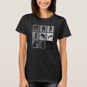 Affe Retro Vintage Wildtier Für Männer Frauen T-Shirt