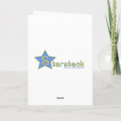 Affe, Rosa, Gratulationen Girl Card Karte (Rückseite)