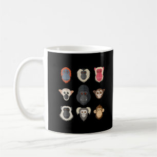 Affe Schimpanse Gorilla Klammeraffe Eichhörnchen M Kaffeetasse