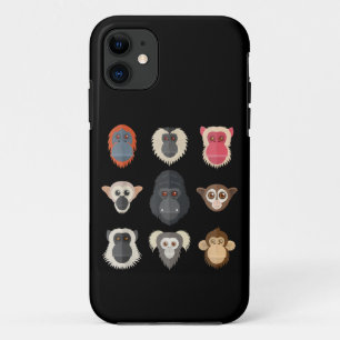 Affe Schimpanse Gorilla Spinnenaffe Eichhörnchen M Case-Mate iPhone Hülle
