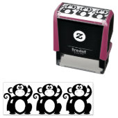 Affe-Schimpansen-Tier Permastempel (Beispiel)