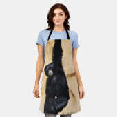 Affe Schürze (Getragen)