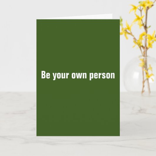 Affe sehen, Affe tun - Karte (Gelbe Blume)