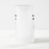 Affe sehen, Affe tun Mattglas Bierglas (Mittel)