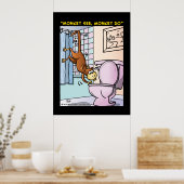 "Affe sehen, Affe tun" Poster (Küche)