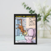 "Affe sehen, Affe tun" Postkarte (Stehend Vorderseite)