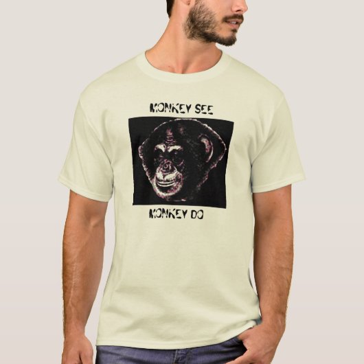 AFFE SEHEN, AFFE TUN T-Shirt (Vorderseite)
