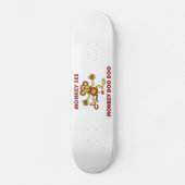 Affe sehen Affen Doo Doo Skateboard (Vorderseite)