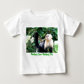 Affe sehen Affen zu tun Baby T-shirt