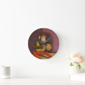 Affe sehen Affen zu tun Runde Wanduhr (Zuhause)