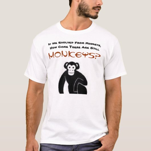 Affe-Shirt T-Shirt (Vorderseite)