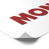 Affe Siehe Affe Doo Doo Poster (Ecke)