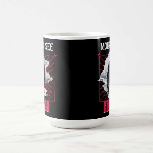 Affe Siehe Code Do Funny Web Developer Kaffeetasse (Mittel)