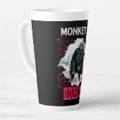Affe Siehe Code Do Funny Web Developer Milchtasse (Linke Ecke)