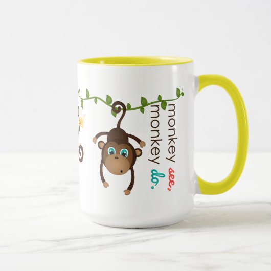 Affe Siehe Tasse (Rechts)