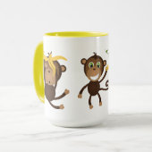 Affe Siehe Tasse (Vorderseite Links)