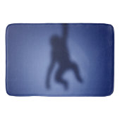 Affe Silhouette Badematte (Vorderseite)