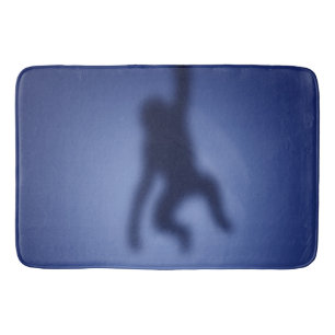Affe Silhouette Badematte