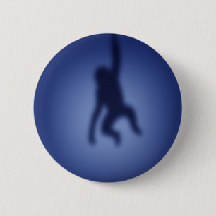 Affe Silhouette Button