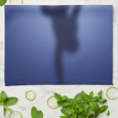 Affe Silhouette Geschirrtuch (Gefaltet)