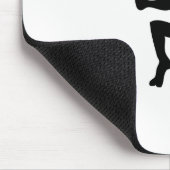 Affe Silhouette Mousepad (Ecke)