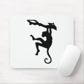 Affe Silhouette Mousepad (Mit Mouse)