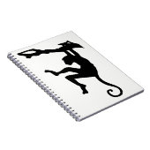 Affe Silhouette Notizblock (Rechte Seite)