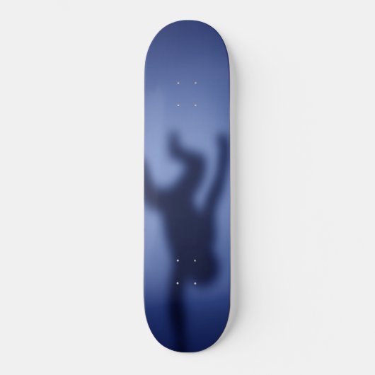 Affe Silhouette Skateboard (Vorderseite)