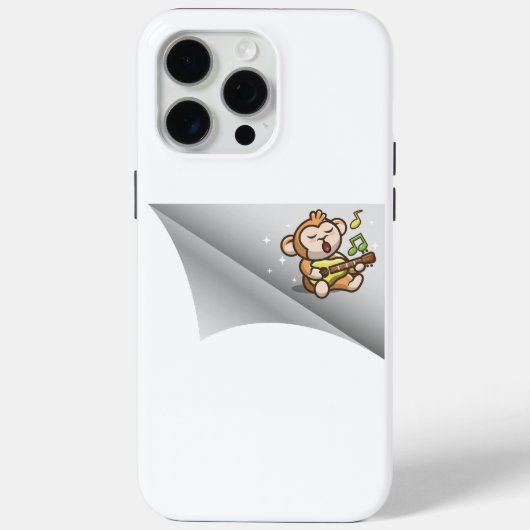 Affe singen unter dem Pflaster Case-Mate iPhone Hülle (Rückseite)
