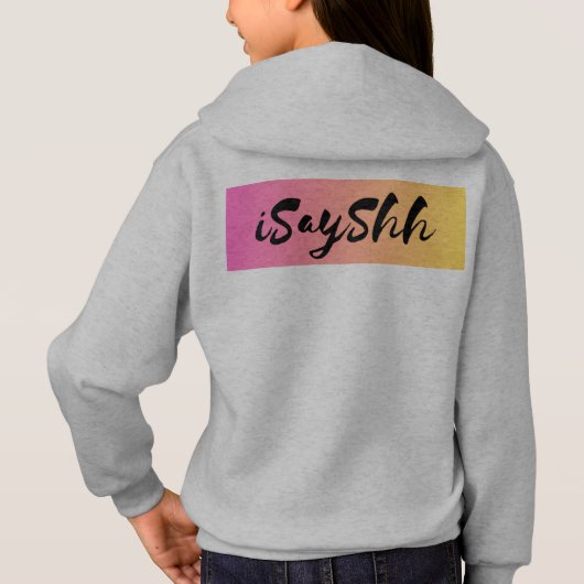 Affe singen unter dem Pflaster Hoodie (Rückseite)