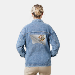 Affe singen unter dem Pflaster Jeansjacke