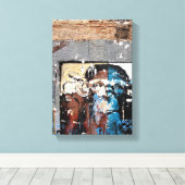 Affe Single Leinwanddruck (Insitu (Holzboden))