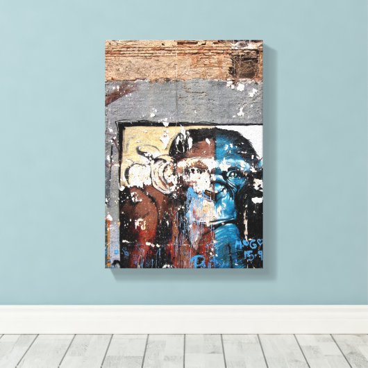 Affe Single Leinwanddruck (Insitu (Holzboden))