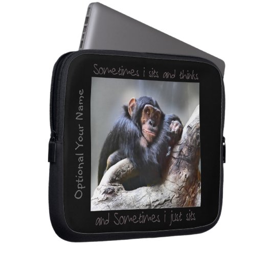 Affe sitzt laptopschutzhülle (Vorne Rechts)