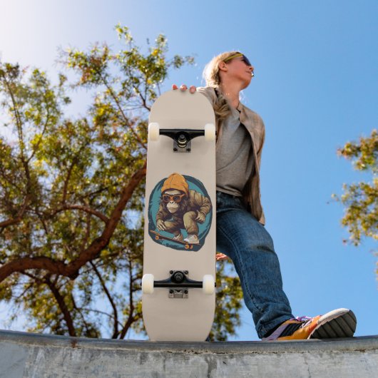 Affe Skateboard (Außenbereich 1)