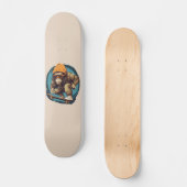 Affe Skateboard (Vorderseite)