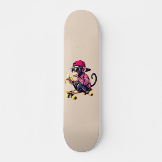 Affe Skateboard (Vorne)
