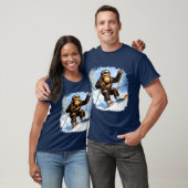 Affe Ski/Skifahrer Affe T - Shirt (Unisex)