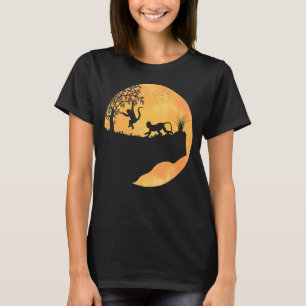 Affe Sonnenuntergang Männer Frauen Niedlicher Affe T-Shirt