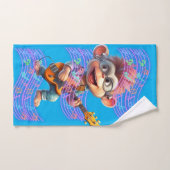 Affe spielt Handtuch Badhandtuch Set (Handtuch)