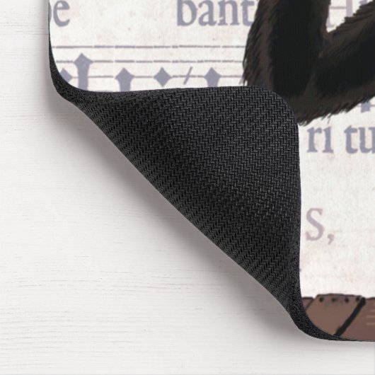 Affe spielt Trumpet Mousepad (Ecke)