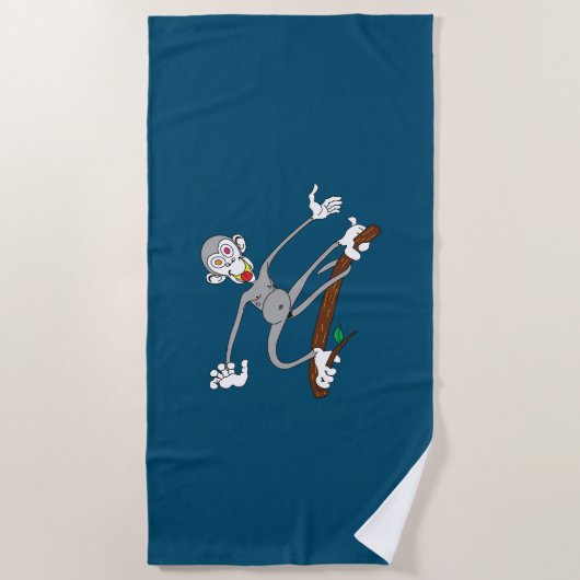 Affe Strandtuch (Vorderseite)