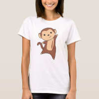Affe süße Tiere im Dschungel Funny Monkeys