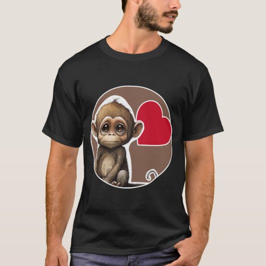 Affe T - Shirt (Vorderseite)